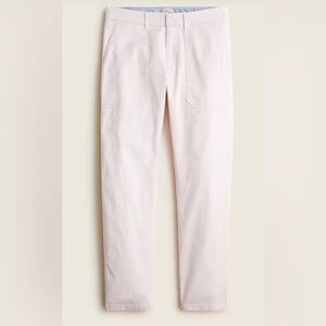 NWOT J.Crew Summery & Cute Patch Pocket Slim Boyfriend Chino Pant Mountain White